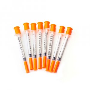 sterilized insulin needles