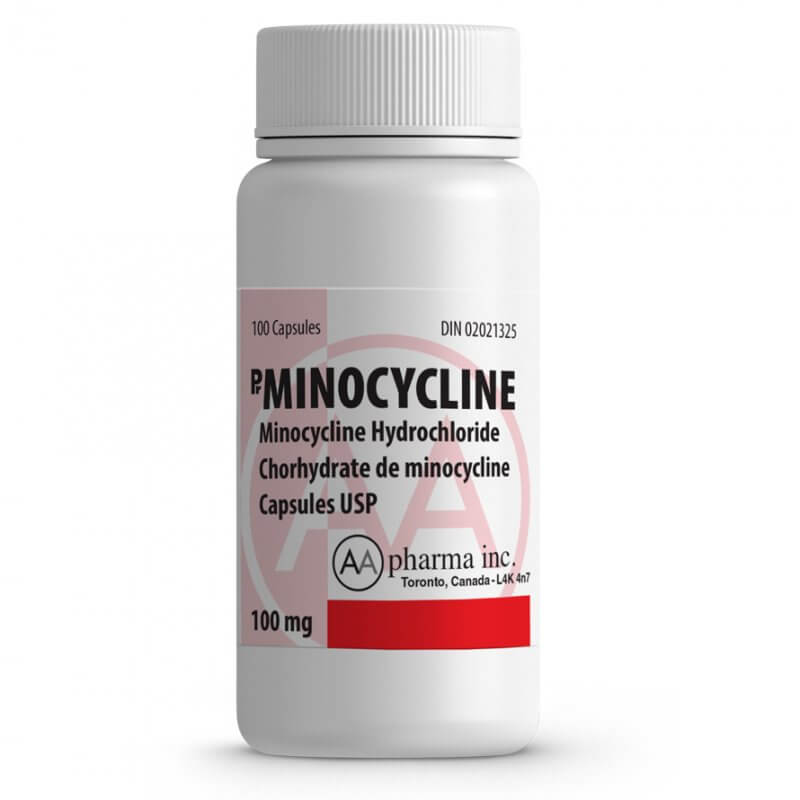 Minocycline Bottle Capsules